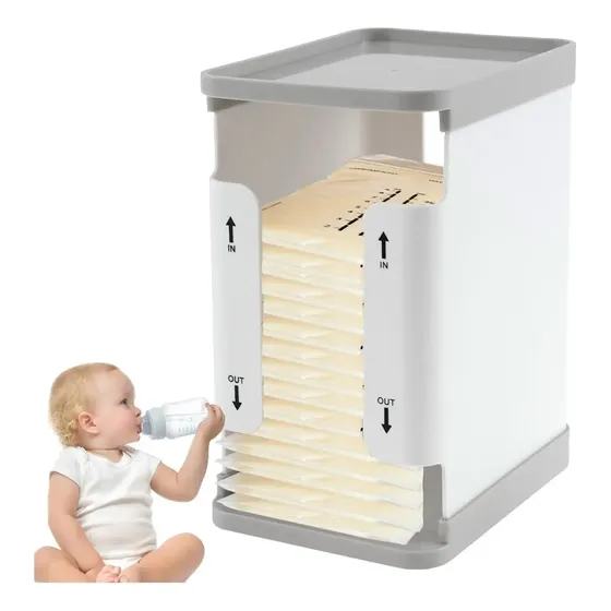 Congeladora vertical Organizador Del Congelador De Leche