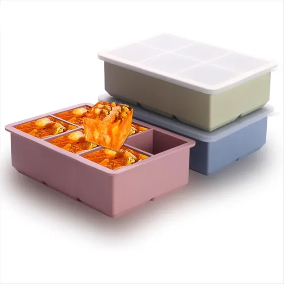 Congeladora pequeña Bandeja De Silicona Para Congelador De 1/2
