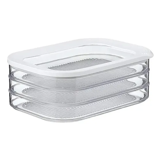 Congeladora vertical Recipiente Apilable Para Carne De Heladera