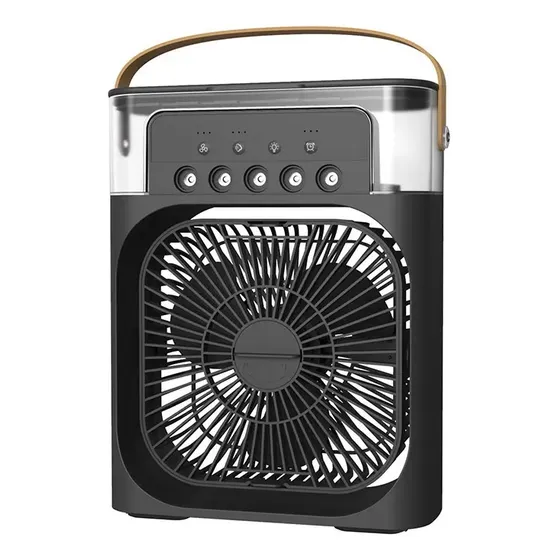 Ventilador silencioso Mini humidificador, pequeño de estructura
