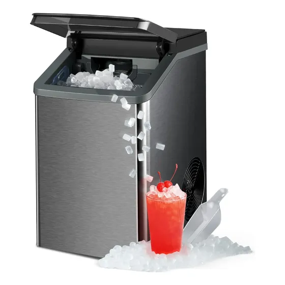 Maquina de hielo Máquina Hielo Gevi Knova, Pepitas 40 Libras/24