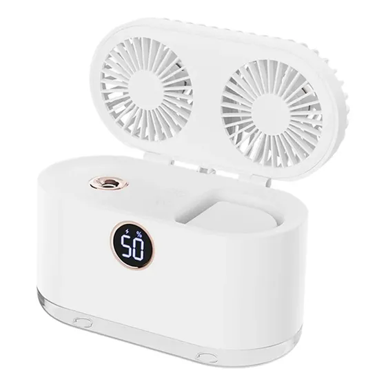 Aire acondicionado portatil Mini Portátil Con Luz Led, Blanco