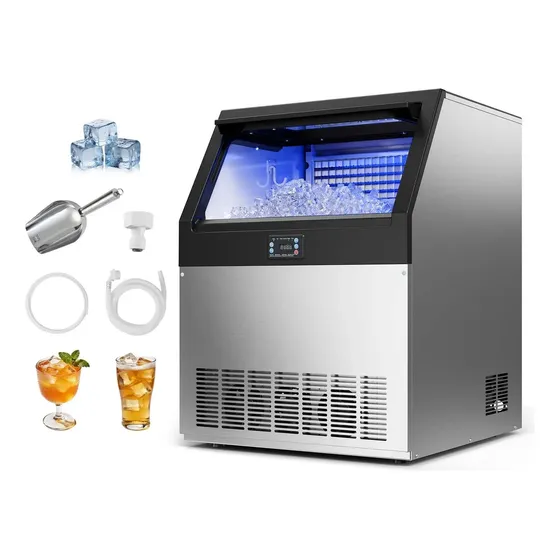 Maquina de hielo​ Máquina Fabricadora Hielo Comercial 120