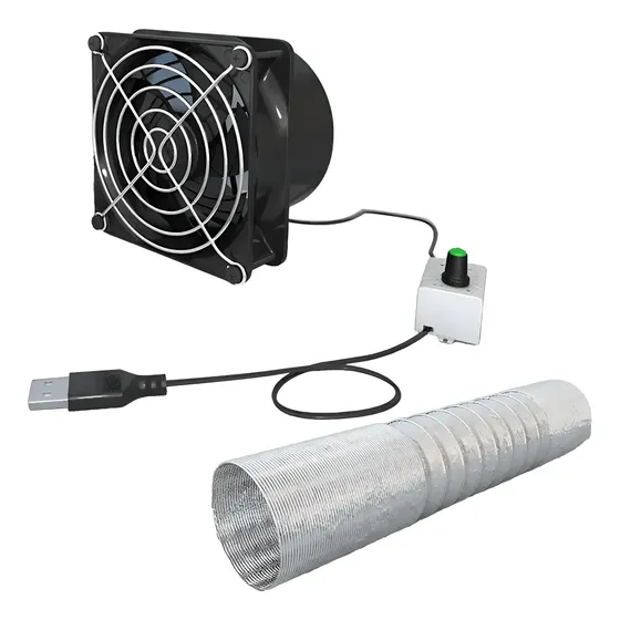 Ventilador silencioso Extractor Tubo Completo