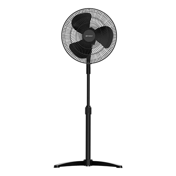 Ventilador de pie Emerson Pedestal Oscilante 16 Pulgadas Negro