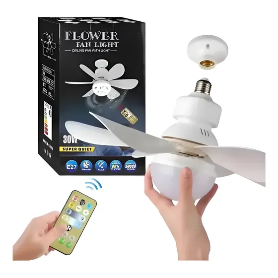 Ventilador silencioso [ckx Rx De Techo Con Luz Led Y Control