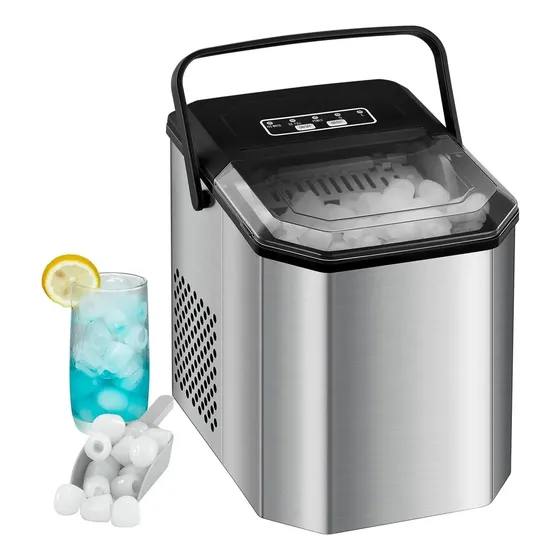 Maquina de hielo Máquina Hielo Para Encimera, Pequeña Y Compacta