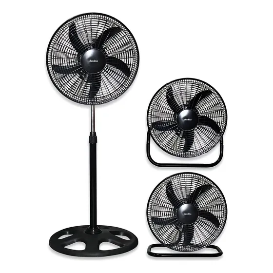 Ventilador de pie Industrial Decakila con Oscilación, 45.72 cm