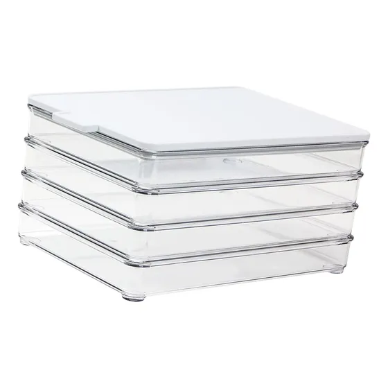 Refrigerador Organizador Para Deli Con Tapa, Tabla De Cortar