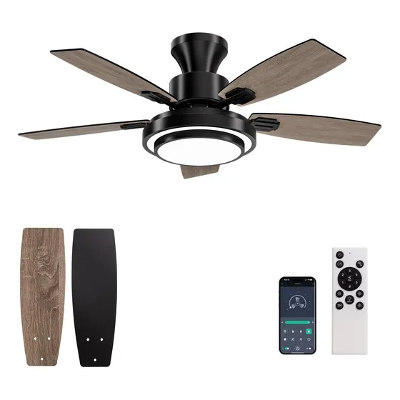 Ventilador silencioso De Techo Fanbliss Con Mando A Distancia