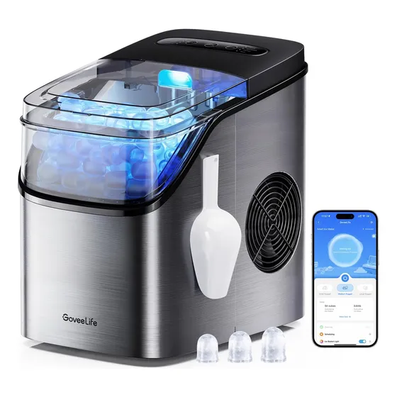 Maquina de hielo​ Máquina Hielo Inteligente Goveelife Wifi, 26