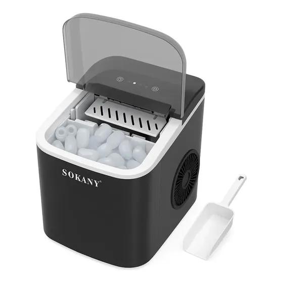 Maquina de hielo​ Máquina Hielo Portátil Sokany para Cubos