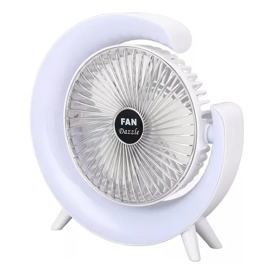 Ventilador portatil Portátil USB TESCO de Escritorio con Luces
