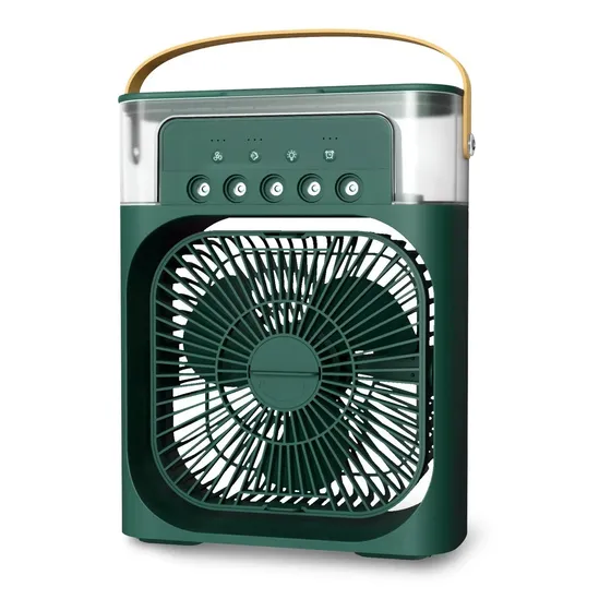 Ventilador portatil de sobremesa con función de refrigeración