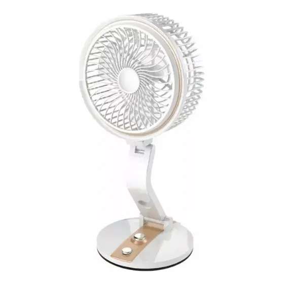 Ventilador silencioso de Mesa Plegable con Luz y Oscilación