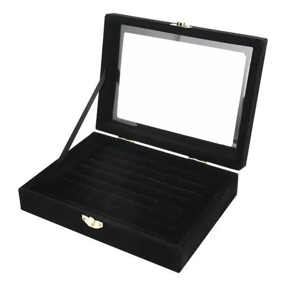 Vitrina Pastelera Caja Organizadora S5velvet De Vidrio Con Forma