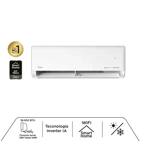 Aire acondicionado 12000 btu Split Inverter Ecomaster 18000