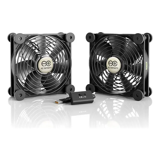 Ventilador silencioso Ac Infinity Multifan S7, Usb Dual De 120