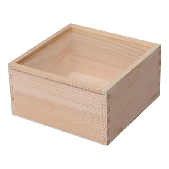 Vitrina Pastelera Caja De Regalo De Madera Para Armar, Caja