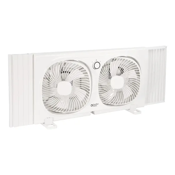 Ventilador silencioso De Ventana Comfort Zone Cz329wt 9