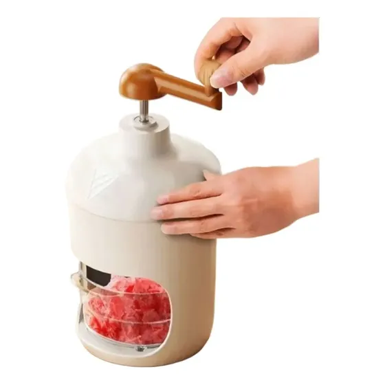 Maquina de hielo 2027 Mini Trituradora Hielo, Pequeña Máquina