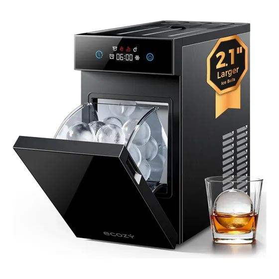 Maquina de hielo​ Fabricante Hielo Ecozy 2 Esferas 0227 Glossy