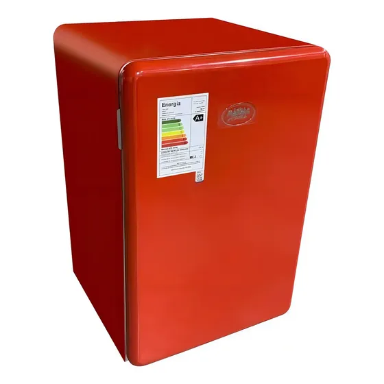 Refrigerador Frigobar Retro Maigas Rojo 116 Lts Freezer Deshielo