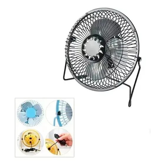 Ventilador portatil Mini De Escritorio Usb Gran Potencia Color