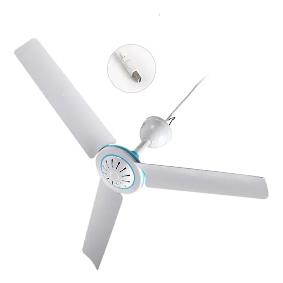 Ventilador silencioso De Techo Usb De 3 Hojas Para Acampar