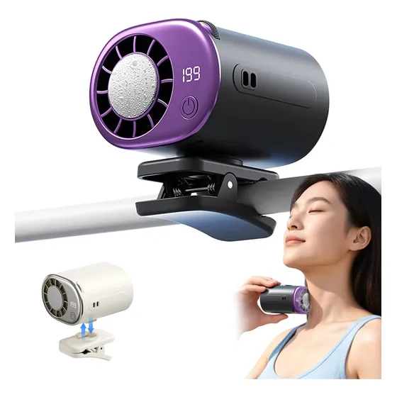 Ventilador silencioso De Coche Con Clip, Refrigeración