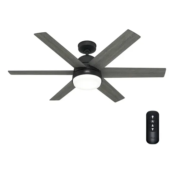 Ventilador silencioso de Techo Hunter Arete de 52" con 6 Aspas