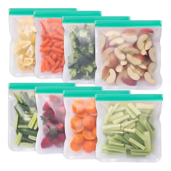 Congeladora vertical Paquete De 8 Bolsas Reutilizables
