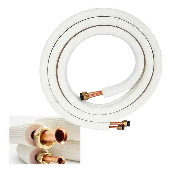 Aire acondicionado portatil Kit Cañerias Cobre Split 1/4 X 3/8 5