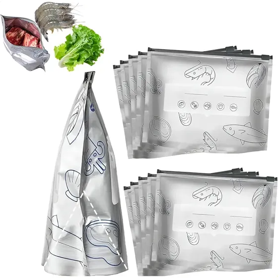 Congeladora pequeña Bolsas De Aluminio Sellables Para Congelador
