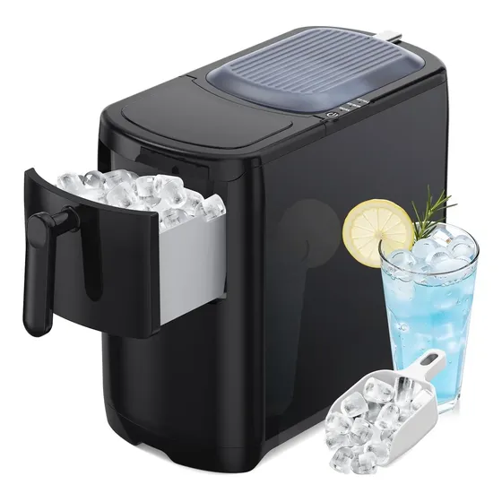 Maquina de hielo​ Máquina Hielo Bala Eléctrica, Compacta