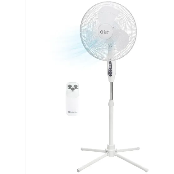 Ventilador de pie Pedestal Comfortzone 16 In 40.6 Cm 3