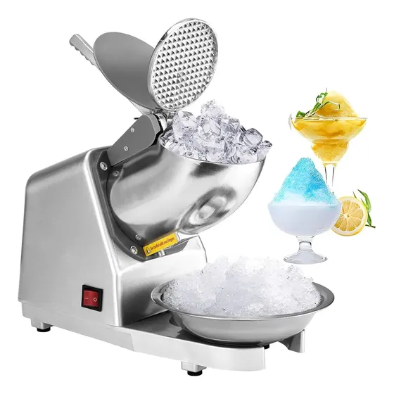 Maquina de hielo Máquina para Raspar Hielo Eléctrica Acero