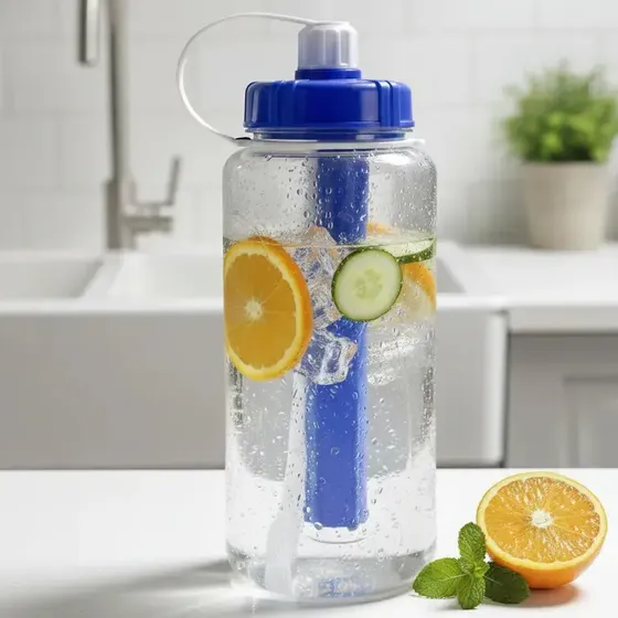 Congeladora pequeña Botella Agua 2L Térmica Reyplast Azul