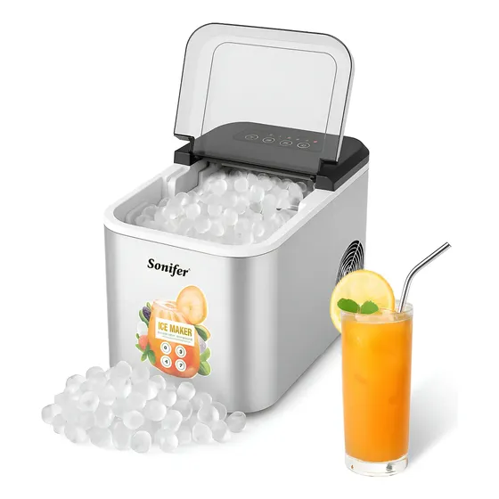 Maquina de hielo Máquina Hacer Hielo Sonifer SF-6525 Compacta