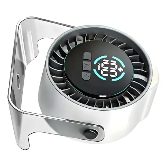 Ventilador silencioso Miniventilador De Mesa Con Luz Nocturna, 3