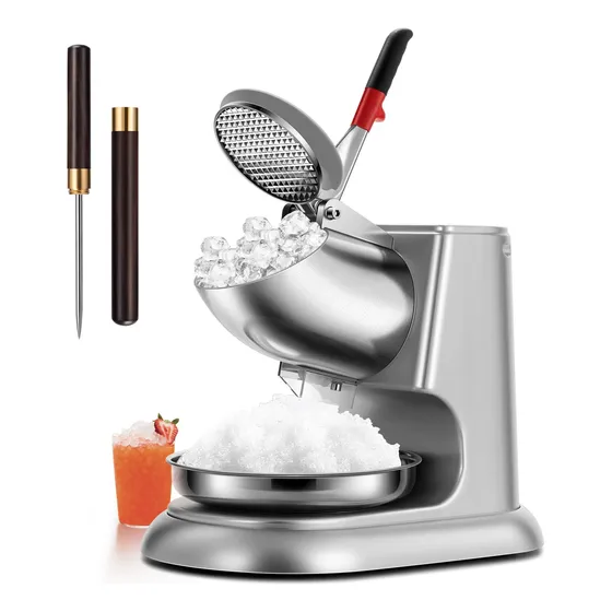Maquina de hielo​ Triturador Hielo Vivohome 28cm 65kg/h Acero