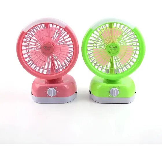 Ventilador portatil Mini Linterna Mesa 3 Modos Recargable 17 Cm