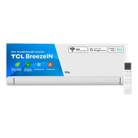Aire acondicionado 18000 btu Inverter Tcl Breezin 12000 Wifi