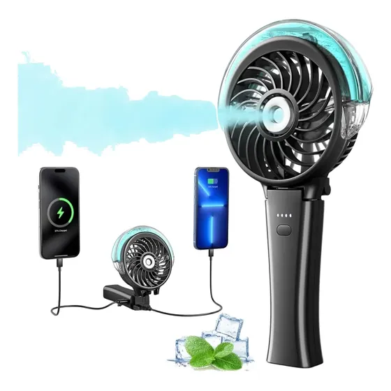 Ventilador portatil Nebulizador Portátil De 6000 Mah Recargable
