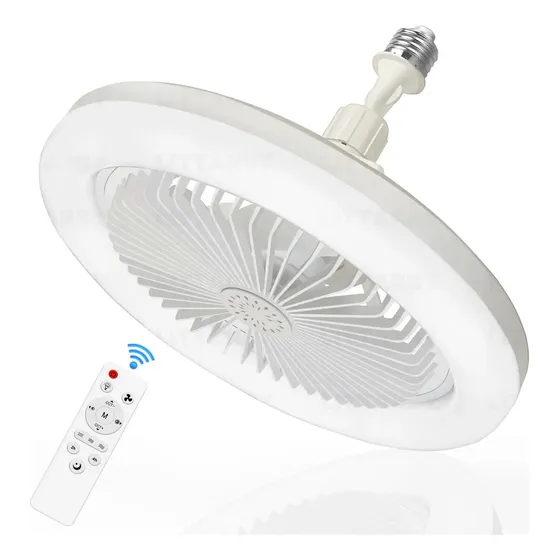 Ventilador silencioso De Techo Littarby Con Luz Y Control Remoto