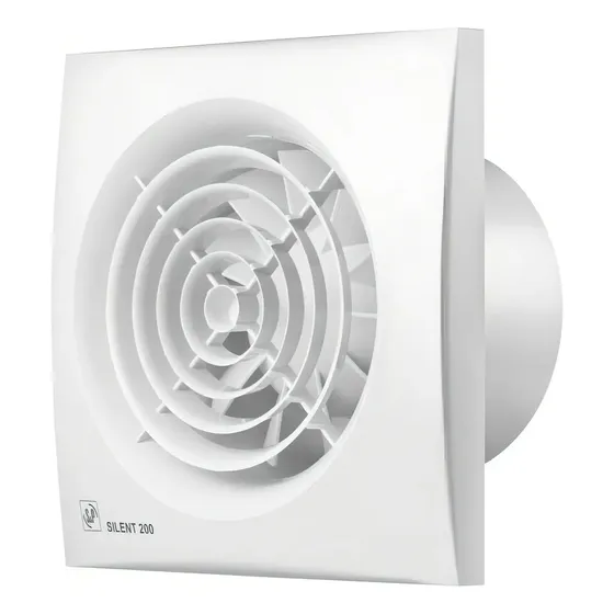 Ventilador silencioso Extractor de Aire SP Silent-200 CZ con Luz