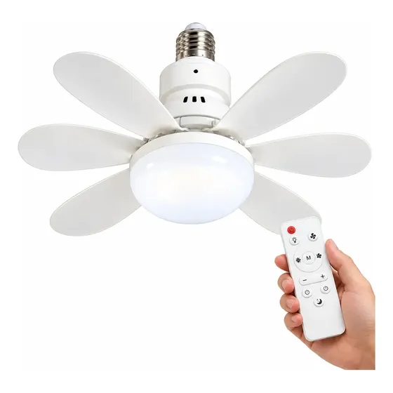 Ventilador silencioso Techo Luz Led 40w Eoland Control Remoto