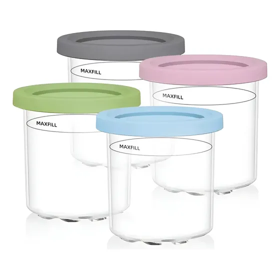 Congeladora vertical Recipientes Reutilizables Para Helado