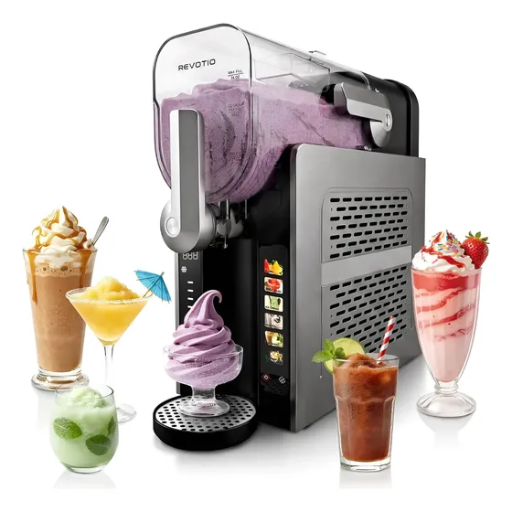 Maquina de hielo​ Máquina Granizados 88oz Sin Hielo 6 Ajustes