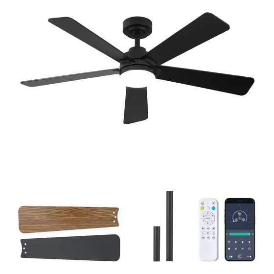 Ventilador silencioso De Techo Dolavast De 48 Pulgadas Con Luces